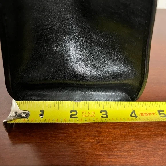 Patricia Nash Zancona Tote black leather studded EUC - Picture 10 of 12